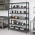 Thumbnail image #4 for Metro Super Erecta Stationary Starter Wire Shelving Unit, 60W x 24D x 74H, 5 Shelves