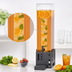 Thumbnail image #3 for Cal-Mil Squared 1.5 Gallon Beverage Dispenser with Infusion Chamber and Drip Tray