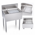 Thumbnail image #3 for Krowne Royal Series 26-Inch Underbar Speed Multi Station Bar Ice Bin with Right Ice Bin and Insulated Bottle Well