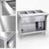 Thumbnail image #3 for Thurmaduke E-6-CBPG 6-Pan Electric Hot Food Steamtable Unit with Open Base