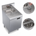 Thumbnail image #3 for Krowne Royal Series 18 Inch x 24 Inch Underbar Speed Station with Dump Sink, Speed Rinser, and Cabinet Base