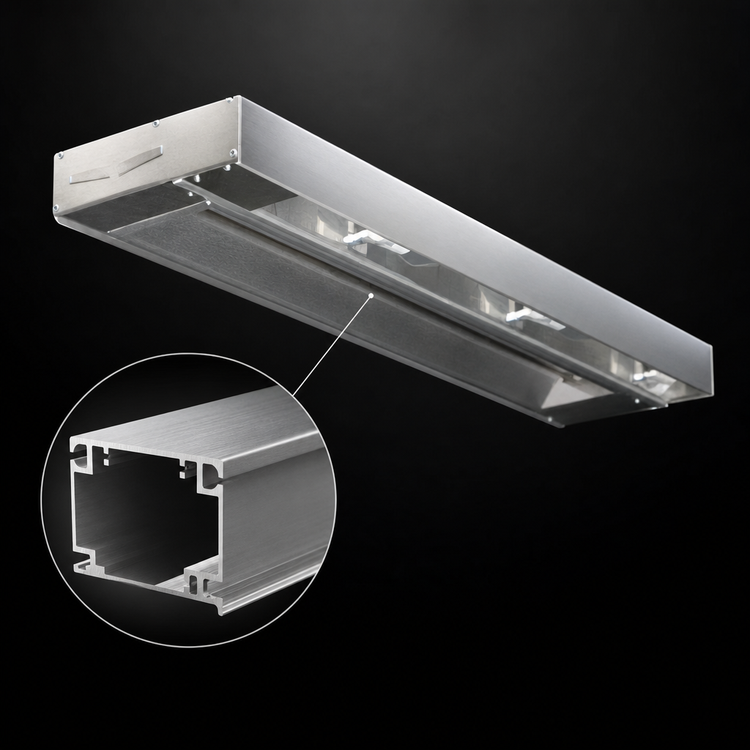 Product image #3 for Eagle RedHots 84-Inch Unlighted Single Rod Strip Heat Lamp with Remote, 240V, 1500W