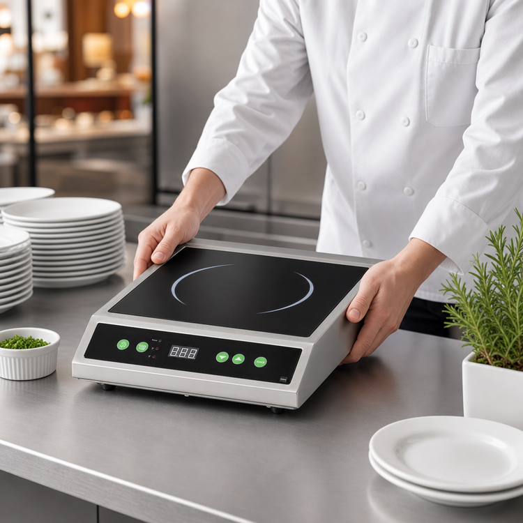 Product image #4 for Vollrath Mirage Cadet Single Burner Countertop Induction Range, 120V, 1.8 kW
