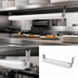 Thumbnail image #3 for Vollrath 84-Inch Low Profile Unlighted Strip Heat Lamp with Remote Infinite Switch, White Hammer Powder Coat Aluminum Housing