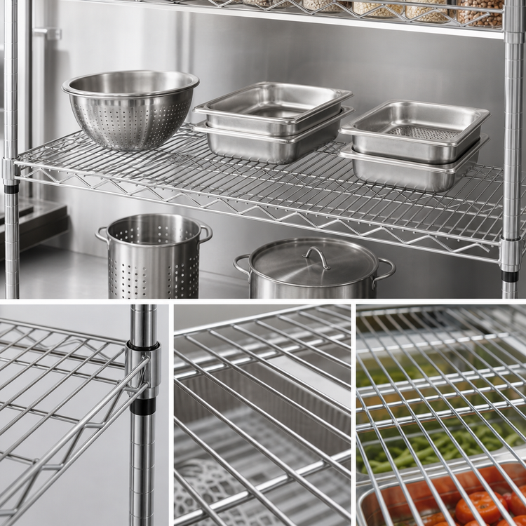 Product image #3 for Metro Super Erecta Stainless Steel Wire Shelf, 54W x 18D