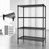 Thumbnail image #3 for Quantum 60-Inch Wide x 24-Inch Deep x 74-Inch High Wire Shelving Starter Kit