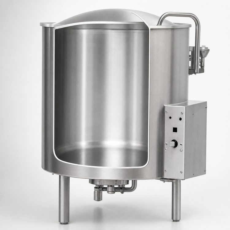 Product image #3 for Legion LGB-20 20-Gallon Gas-Fired 2/3 Jacketed Self-Contained Kettle