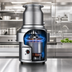 Thumbnail image #3 for InSinkErator SS-300™ 3 HP Commercial Food Waste Disposer Package with 12-Inch Bowl