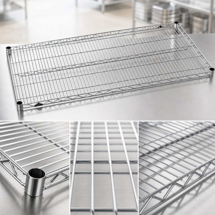 Product image #3 for Metro Super Erecta Super Wide Stainless Steel Wire Shelf, 72 x 30-Inch