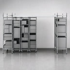 Thumbnail image #3 for Metro TOP-TRACK LTTA21C Stationary Intermediate Track Shelving Unit Kit, 21-Inch Wide, 86-Inch High, Chrome Posts, Hardware Included