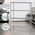 Thumbnail image #3 for Eagle Group 4-Tier Wire Shelving Starter Unit, 72 x 24 x 74 Inches, Stainless Steel Finish