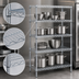 Thumbnail image #3 for EAGLEbrite 4-Tier Stationary Wire Shelving Starter Unit, 36