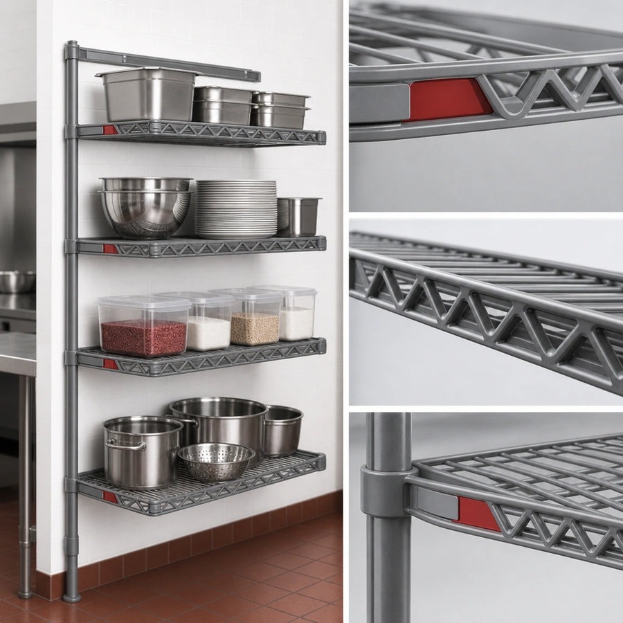 Patented QuadTruss® Shelves