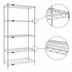 Thumbnail image #3 for Eagle Group 5-Tier Stationary Starter Wire Shelving Unit, 72