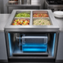Thumbnail image #3 for Delfield LiquiTec 4-Pan Drop-In Cold Food Well with Self-Contained Eutectic Refrigeration, 58.88 Inches Wide