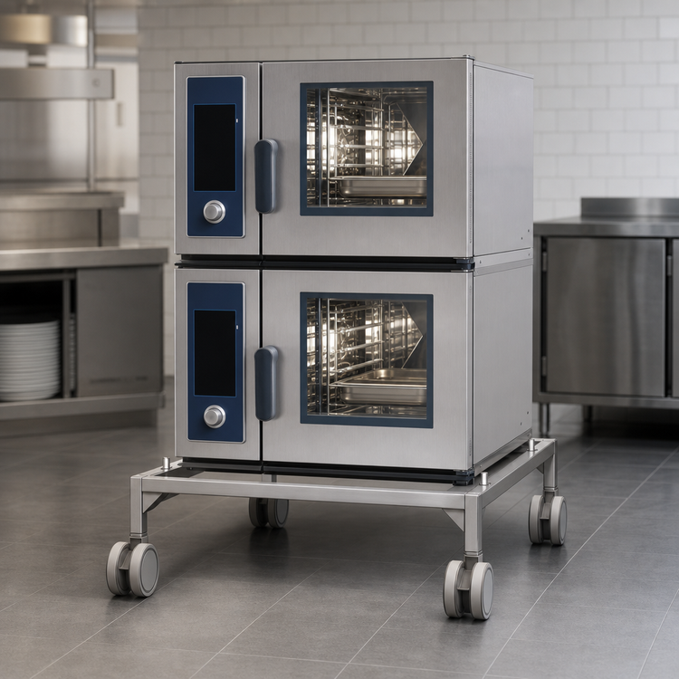 Product image #3 for RATIONAL UG I Mobile Open-Base Low Oven Stand for Combi-Duo SCC 61/CMP 61