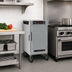 Thumbnail image #4 for Metro HotBlox™ Narrow 8-Pan Half-Height Mobile Insulated Holding Cabinet with Solid Door and Analog Controls