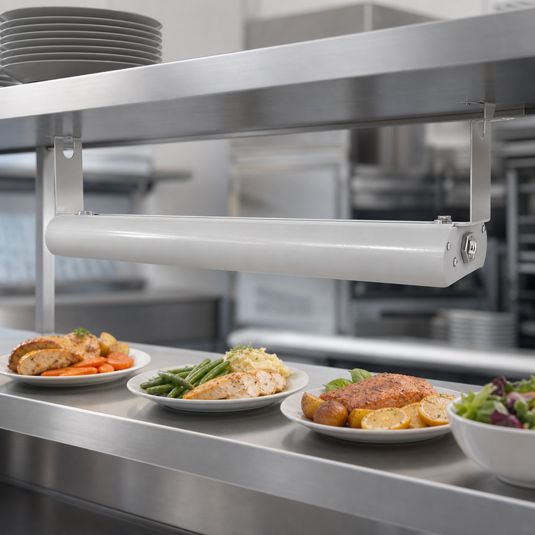 Product image #3 for Vollrath 54-Inch Low Profile Unlighted Strip Heat Lamp, 208V