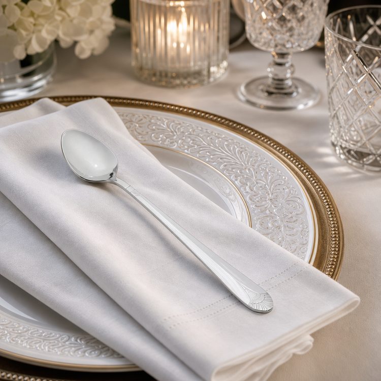 Product image #4 for Peacock 7-13/16-Inch Extra Heavyweight Iced Tea Spoon, 18/8 Stainless Steel, Mirror Finish