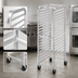 Thumbnail image #3 for Channel Manufacturing 416AC Economy All-Welded Aluminum Side-Load Bun Pan Rack with 5-Inch Swivel Stem Casters