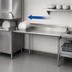 Thumbnail image #3 for Eagle Group Spec-Master Straight Clean Dishtable, Right-to-Left Operation, 60 x 30 Inches, 14/304 Stainless Steel