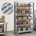 Thumbnail image #3 for Cambro Camshelving Elements XTRA 18-Inch Deep x 48-Inch Wide x 84-Inch High 5-Tier Stationary Starter Shelving Unit