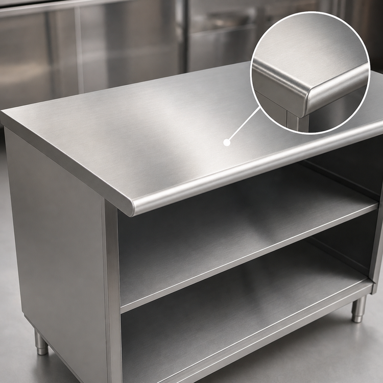 Product image #3 for Eagle Spec-Master 60-Inch Stainless Steel Plate Cabinet with Sliding Doors