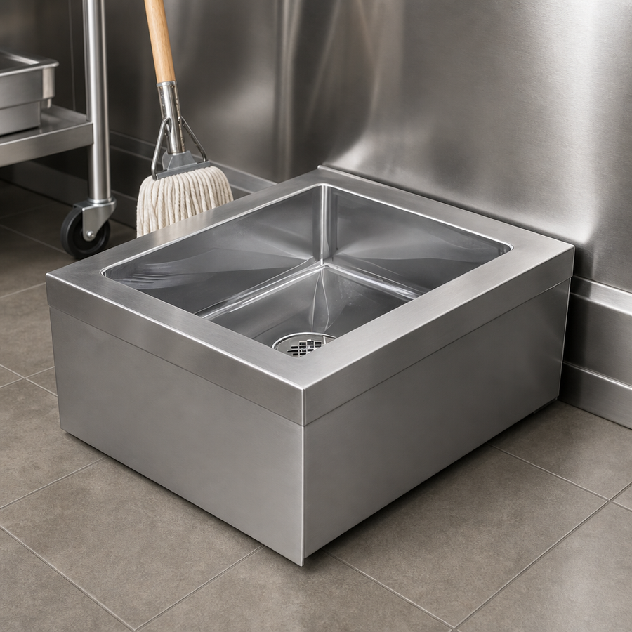 16-Gauge 304 Stainless Steel Construction