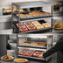 Thumbnail image #3 for Hatco Glo-Ray 41-Inch Countertop Pass-Thru Slant/Horizontal High-Watt Hot Food Merchandising Warmer
