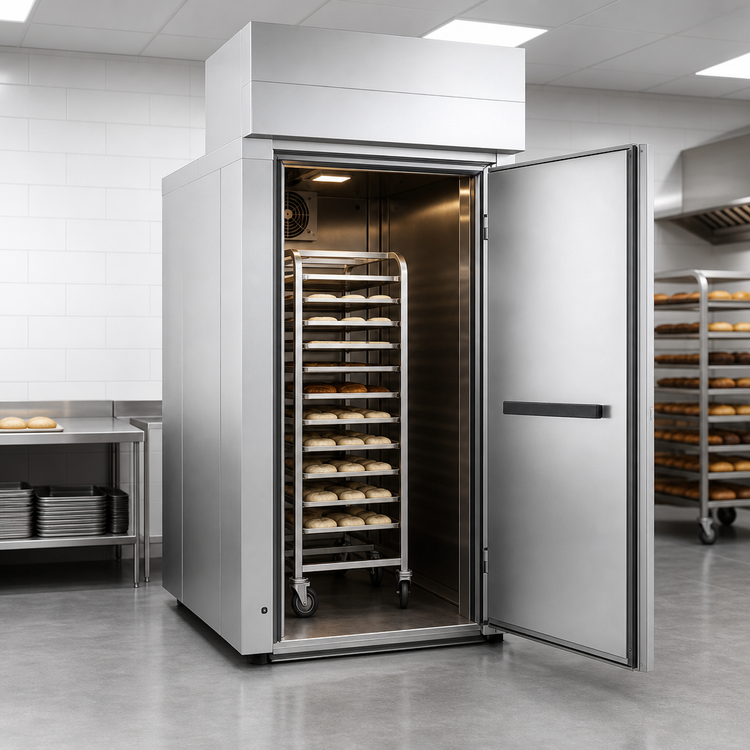 Product image #3 for Baxter RPW1S Single Wide Roll-In Retarder/Proofer Cabinet, 80.5-Inch Interior Depth, Remote R448A Refrigeration, Electric Heat