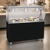 Thumbnail image #3 for Vollrath 60-Inch Mobile Stainless Steel Utility Station with Buffet Breath Guard and Open Storage Base