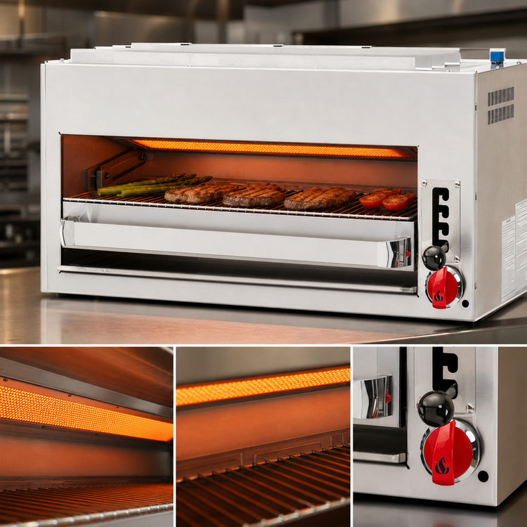 Product image #3 for American Range ARSM-36 36-Inch Gas Infrared Salamander Broiler