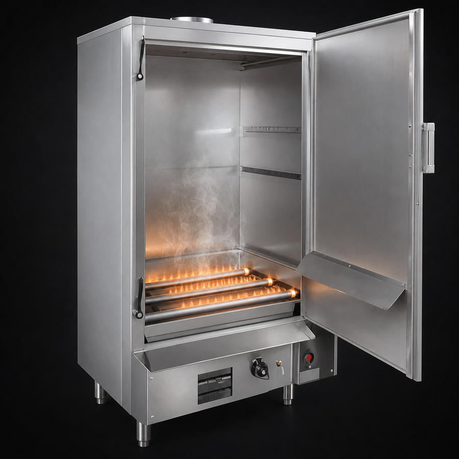 Three Aluminum Tubular Burners