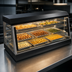 Thumbnail image #3 for Vollrath HFM-48 Countertop Self-Service Hot Food Merchandiser, Angled Illuminated Display, 48-Inch
