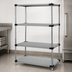 Thumbnail image #3 for Quantum 4-Shelf Solid Stainless Steel Shelving Starter Kit, 30 x 24 x 86 Inches