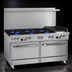 Thumbnail image #3 for Southbend Ultimate 60-Inch Gas Restaurant Range with 4 Pyromax Burners, 24-Inch Charbroiler, and 2 Cabinets