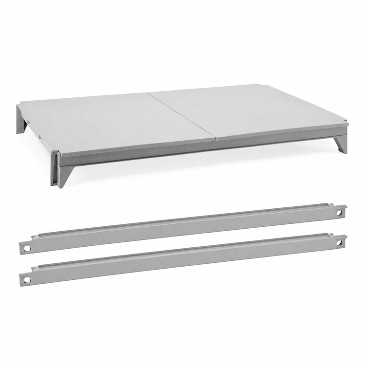 Product image #4 for Cambro Camshelving Premium 21-Inch Deep x 48-Inch Long Solid Shelf Kit