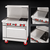 Thumbnail image #3 for American Range 36-Inch Gas Restaurant Range with 24-Inch Left Griddle, 2 Open Burners and Convection Oven