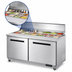 Thumbnail image #3 for Arctic Air AMT60R Mega-Top Sandwich/Salad Prep Table, 61-1/4 Inch Wide, Two-Section, Rear-Mounted Refrigeration