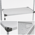 Thumbnail image #3 for Metro Super Erecta 42 x 21 Inch Solid Galvanized Steel Shelf with Raised Ship's Edge
