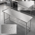 Thumbnail image #3 for Eagle Spec-Master Marine Series Stainless Steel Work Table, 108W x 24D, Open Base