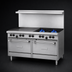 Thumbnail image #3 for Garland US Range U Series 60-Inch Gas Restaurant Range with 2 Open Burners, 48-Inch Griddle, Standard Oven and Storage Base
