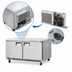 Thumbnail image #3 for Everest Refrigeration ETBWR2 Two-Section Undercounter/Worktop Refrigerator, 18 Cu. Ft., Rear-Mounted Self-Contained R290, Stainless Steel
