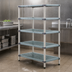 Thumbnail image #3 for MetroMax i 24 x 24 x 63 Inch 4-Tier Open Grid Polymer Starter Shelving Unit