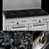 Thumbnail image #3 for Southbend Ultimate 48-Inch Gas Restaurant Range with 4 Open Burners, 24-Inch Thermostatic Griddle, Convection Oven and Cabinet Base
