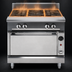 Thumbnail image #3 for Vulcan V336H 36-Inch Heavy Duty Modular Gas Range with 3 Hot Tops