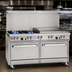 Thumbnail image #3 for Southbend Ultimate 60-Inch Gas Restaurant Range with 48-Inch Thermostatic Griddle, Open Burners, Standard Oven, and Convection Oven