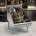 Thumbnail image #3 for Krowne Royal Series Freestanding Underbar Liquor Bottle Display Unit, 24 x 29 Inch, 28-Bottle Capacity
