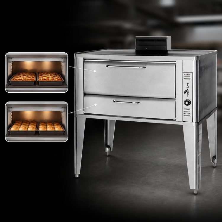 Product image #3 for Blodgett 951 Double-Section Gas Deck Oven