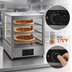 Thumbnail image #3 for Doyon DRP3 Countertop Heated Food Display Warmer with 3-Shelf Rack, Holds 3 18-Inch Pizzas
